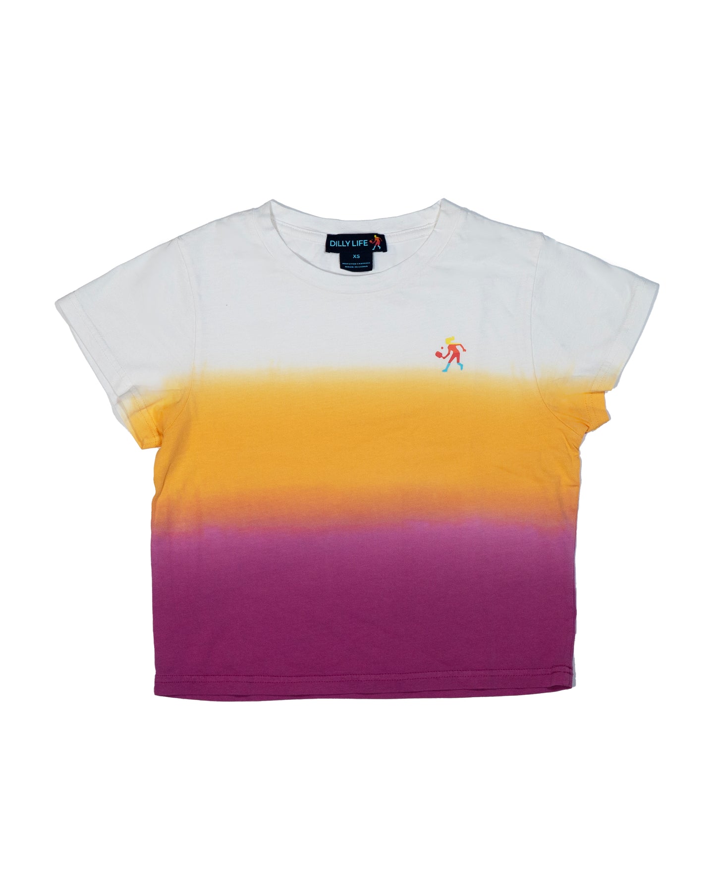 Dip Dye Cotton Blend Tee